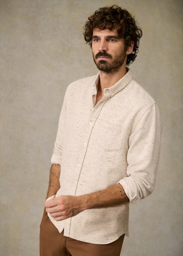 Mottled Flannel Charlie Shirt