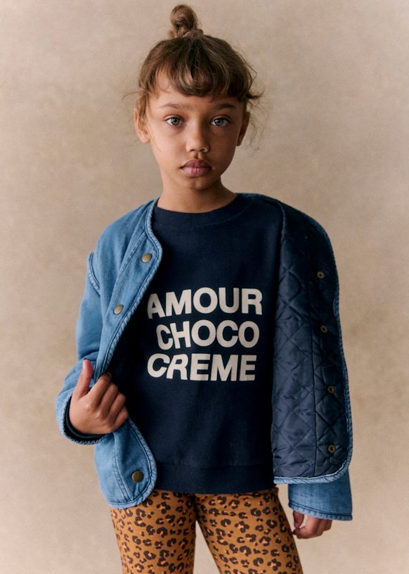 Amour Choco Crème Sweat-Shirt