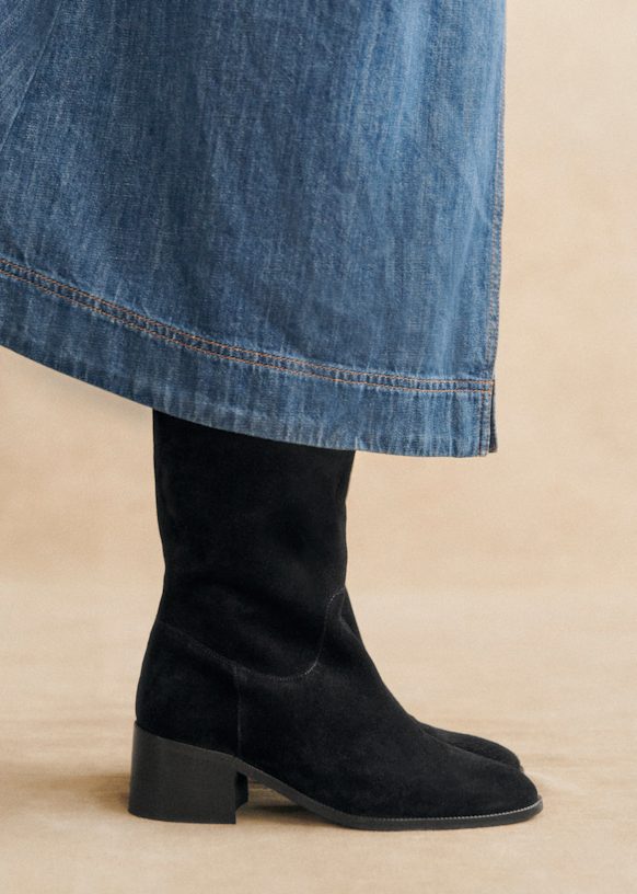 Molly Low Thigh-High Boots