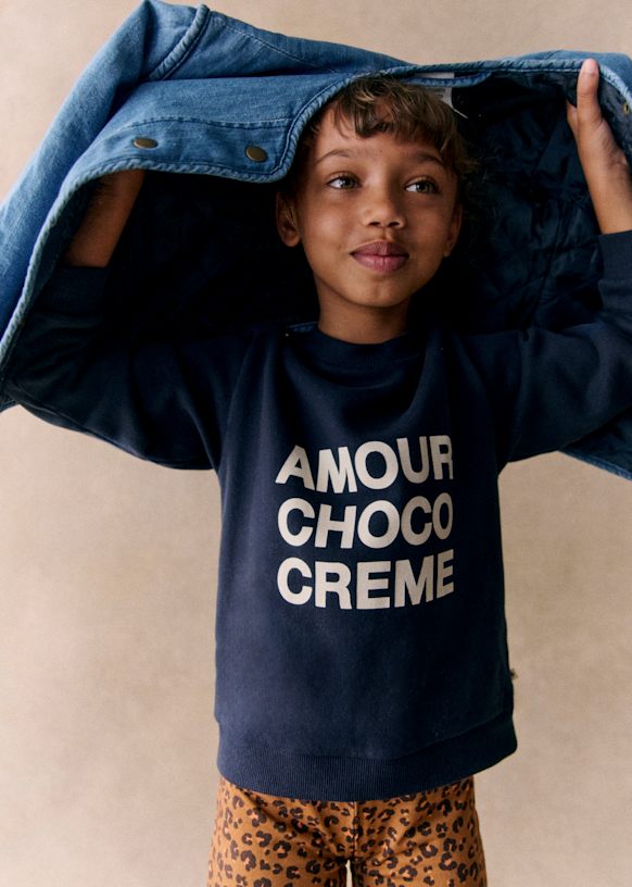 Amour Choco Crème Sweat-Shirt