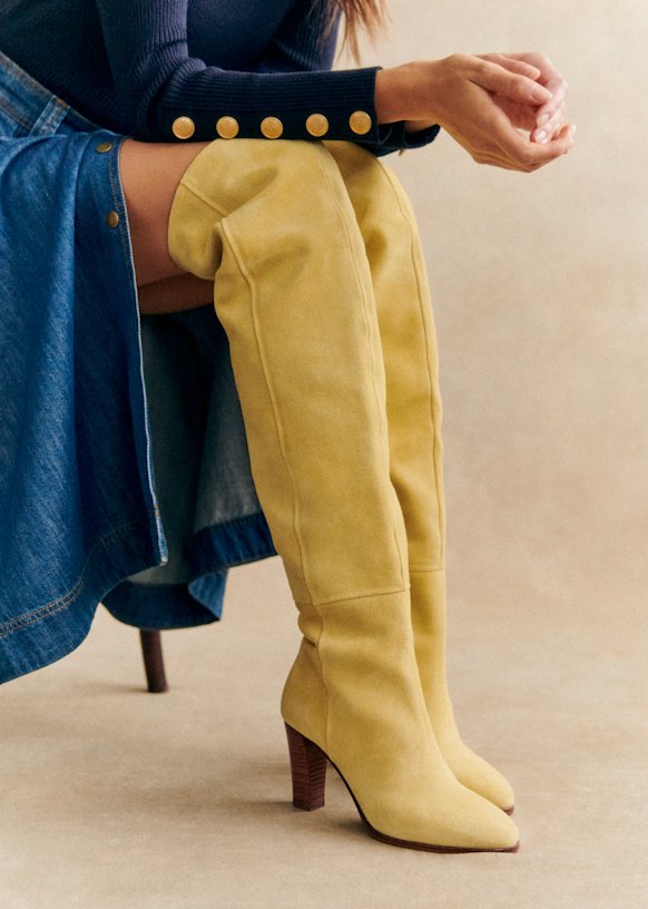 Anaelle Thigh High Boots