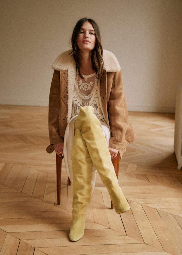 Anaelle Thigh High Boots