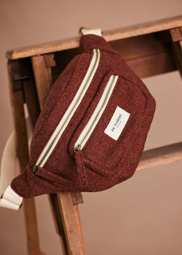 Ember Woolen crossbody pouch
