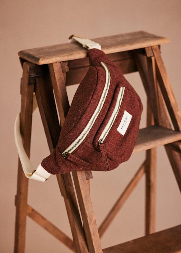 Ember Woolen crossbody pouch