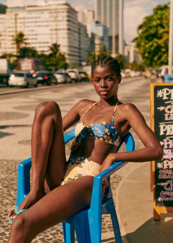 Triangle Palmita - Sézane x FARM Rio