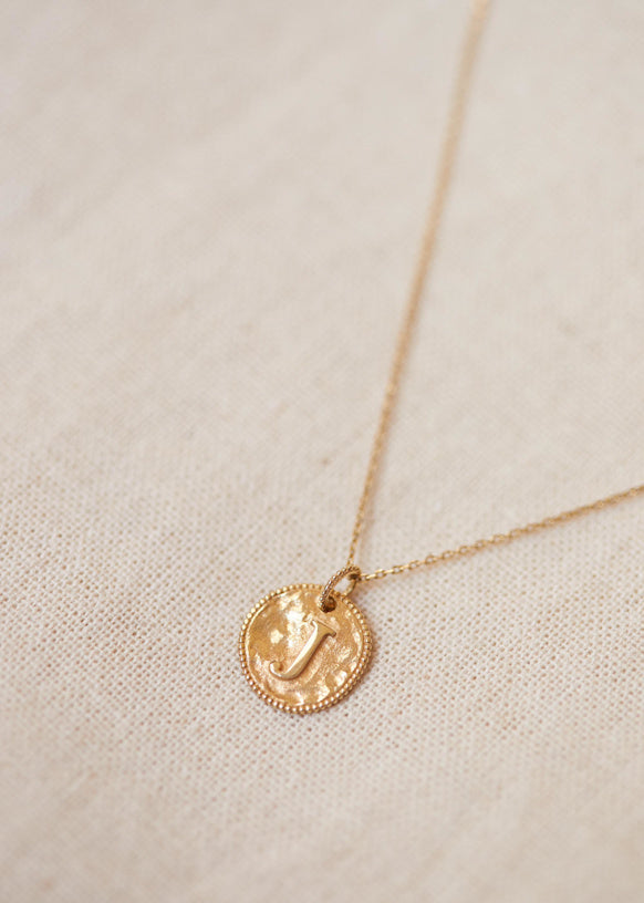 Sara Pendant 9-carat gold - Letters I to P