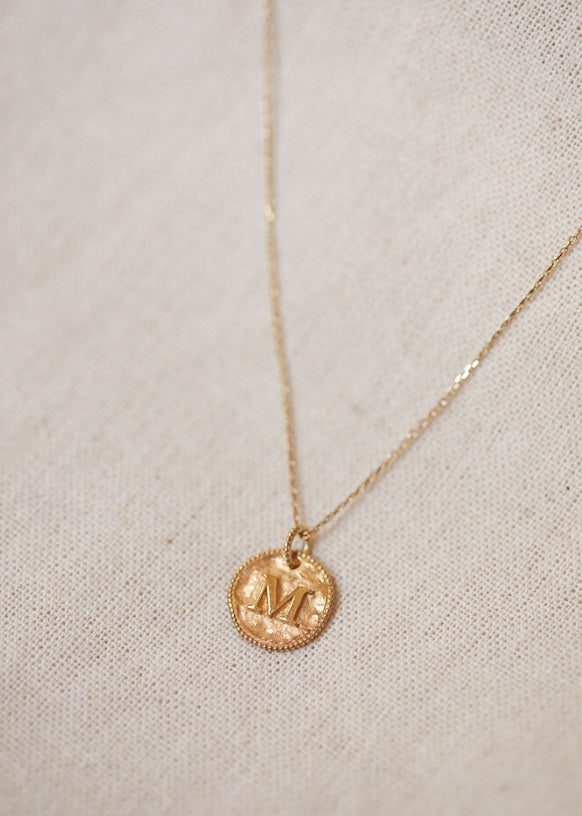 Sara Pendant 9-carat gold - Letters I to P