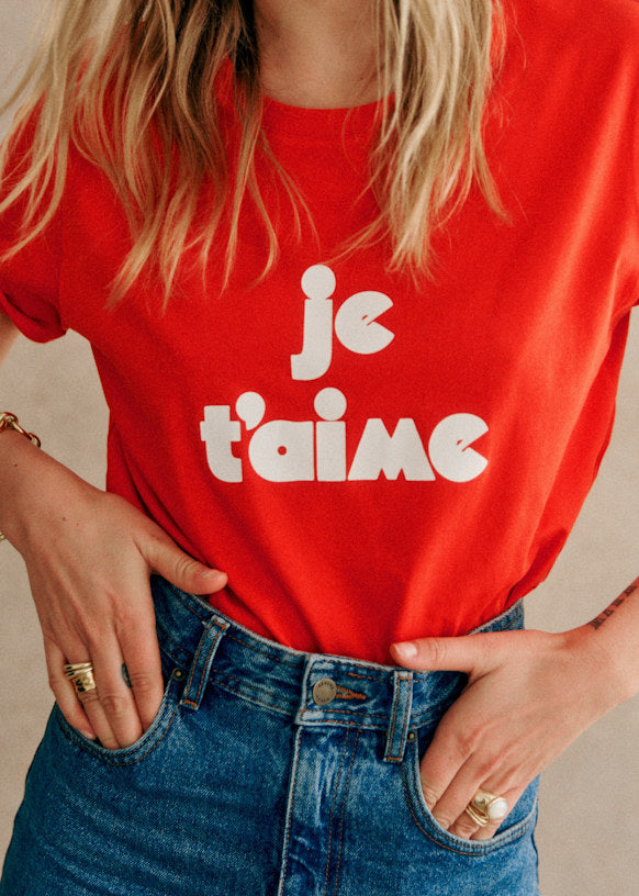 Je t&#039;aime  T-Shirt - Pink Creation