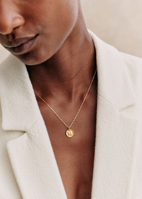 Sara Pendant 9-carat gold - Letters I to P