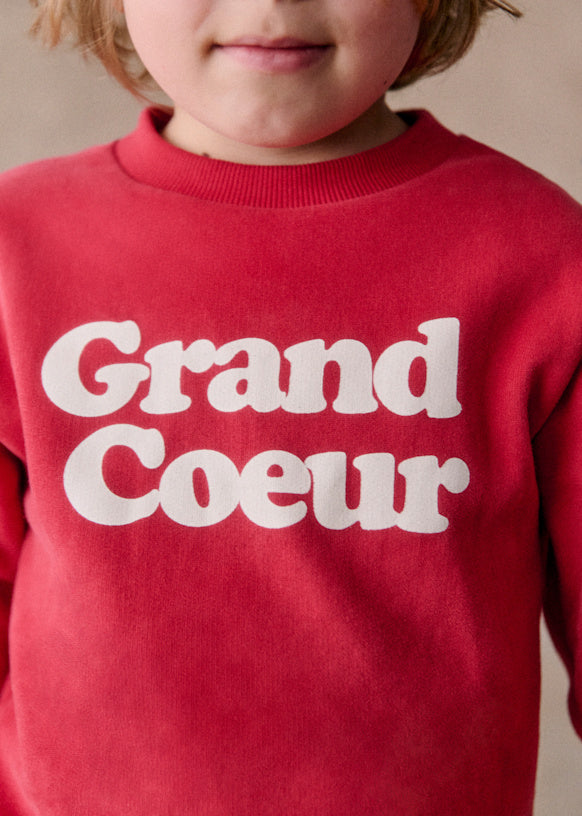 Grand coeur Sweat-Shirt