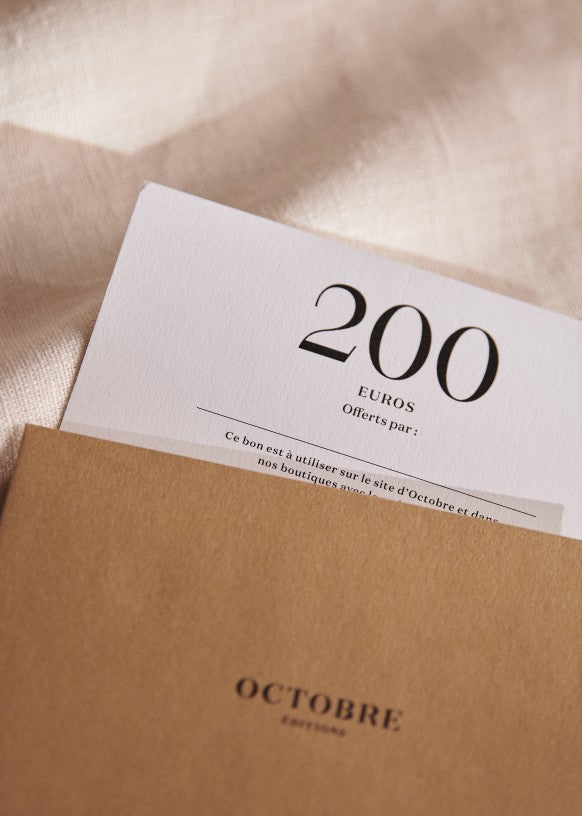 Gift Card 200 EUR - Octobre Editions