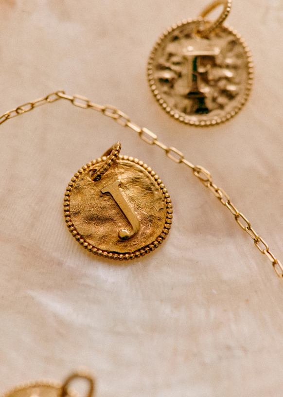 Sara Pendant 9-carat gold - Letters I to P